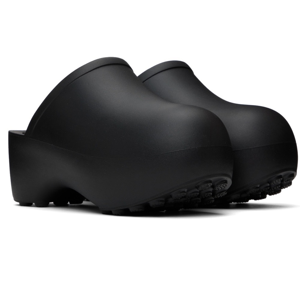 Black Praying Clogs - Picture 3 of 5